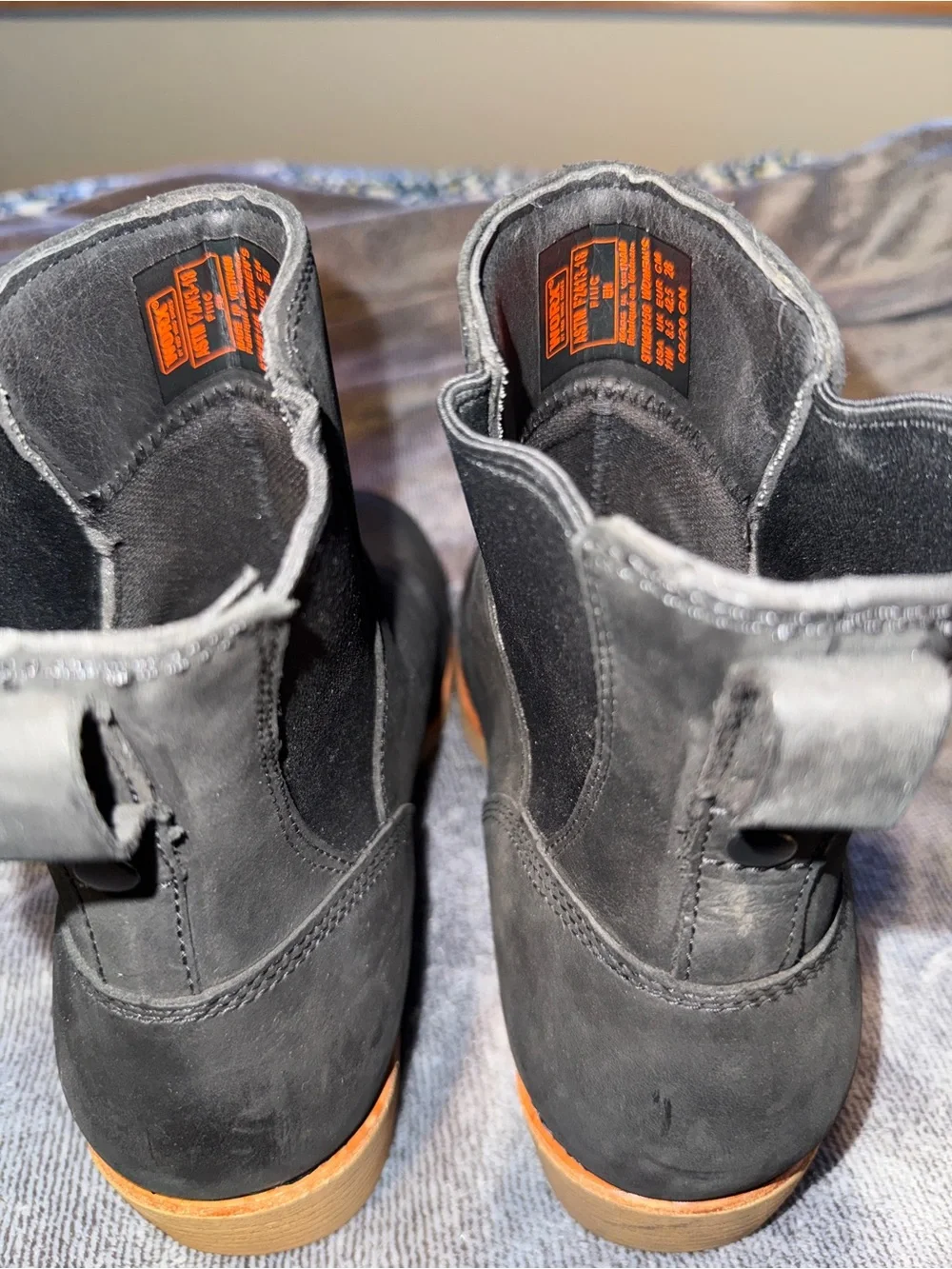 Red Wing Worx Black Size 11 Women’s Chelsea Steel Toe Boots